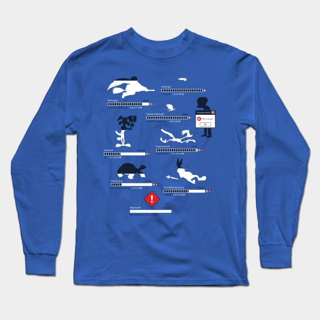 Downloading Long Sleeve T-Shirt by DavidSoames